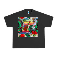 Pigment Black flamenco dancer seamless pattern Urban Heavy Tee - BundleAndBundleShop