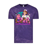 Cloud Purple cna certified nursing assistant Vintage Tee - AdoDesignShop