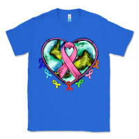True Royal heart earth and cancer ribbon Classic Tee - AdoDesignShop