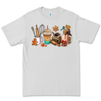 Dove Grey cookie coffee cup Premium Tee - AdoDesignShop