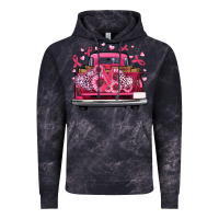 Cloud Black breast cancer farm truck Vintage Hoodie - Artiststas