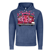 Vintage Denim breast cancer farm truck Vintage Hoodie - Artiststas