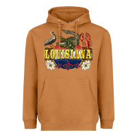 Meerkat louisiana state Heavyweight Hoodie - BarkalooDesign