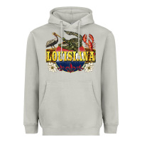 Moon Dust louisiana state Heavyweight Hoodie - BarkalooDesign