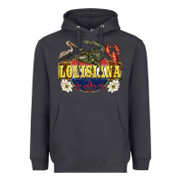 Smoke louisiana state Heavyweight Hoodie - BarkalooDesign