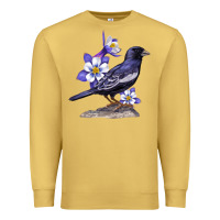 Antique Gold Colorado Lark Mountain Bunting Bird Premium Sweatshirt - Bettercallsaul