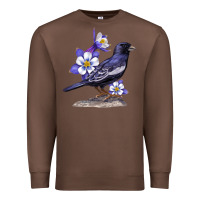 Chestnut Colorado Lark Mountain Bunting Bird Premium Sweatshirt - Bettercallsaul