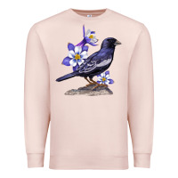 Pale Pink Colorado Lark Mountain Bunting Bird Premium Sweatshirt - Bettercallsaul