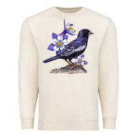 Sandshell Colorado Lark Mountain Bunting Bird Premium Sweatshirt - Bettercallsaul