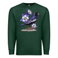 Sports Green Colorado Lark Mountain Bunting Bird Premium Sweatshirt - Bettercallsaul