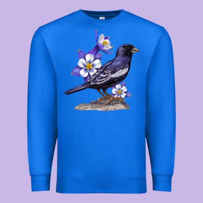 Colorado Lark Mountain Bunting Bird Premium Sweatshirt Designed By Bettercallsaul