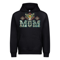 Black Mom with Cow skull Mother's Day Urban Hoodie - CowGirlArtShop