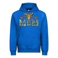 Cobalt Mom with Cow skull Mother's Day Urban Hoodie - CowGirlArtShop