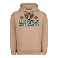 Pigment Burro Mom with Cow skull Mother's Day Urban Hoodie - CowGirlArtShop