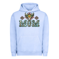 Pigment Grape Ice Mom with Cow skull Mother's Day Urban Hoodie - CowGirlArtShop