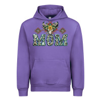 Tulip Mom with Cow skull Mother's Day Urban Hoodie - CowGirlArtShop