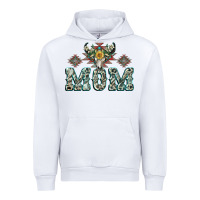 White Mom with Cow skull Mother's Day Urban Hoodie - CowGirlArtShop