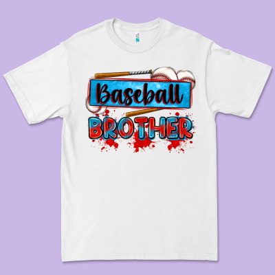 Baseball Brother Premium Tee Designed By Zillion Design Studio