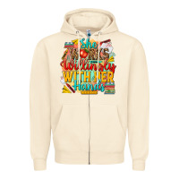 Sandshell she works willingly with her hands teacher Zipper Hoodie - NancyCooperArtShop