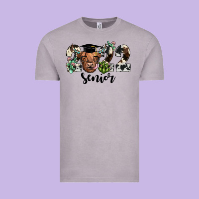 Highland Cow 2022 Vintage Tee Designed By Jahusdesignshop