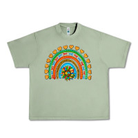 Oil Green autism heart ribbon rainbow Urban Heavy Tee - AdoDesignShop