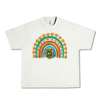 Pistachio autism heart ribbon rainbow Urban Heavy Tee - AdoDesignShop
