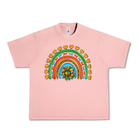 Salmon autism heart ribbon rainbow Urban Heavy Tee - AdoDesignShop