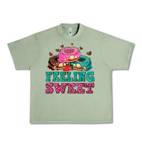 Oil Green feeling sweet donuts Urban Heavy Tee - AdoDesignShop