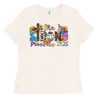 Bone she is strong proverbs 31 25 Ladies Tee - Zillion Design Studio