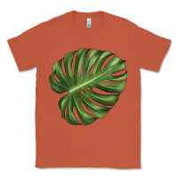 Copper Monstera Leaf Classic Tee - LillyAllenDesigns