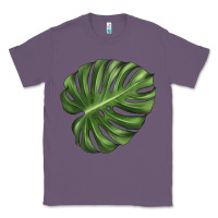 Lavender Monstera Leaf Classic Tee - LillyAllenDesigns