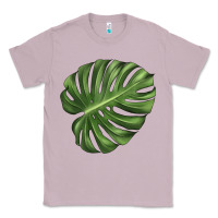 Lilac Monstera Leaf Classic Tee - LillyAllenDesigns