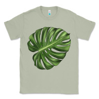 Matcha Monstera Leaf Classic Tee - LillyAllenDesigns