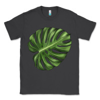 Smoke Monstera Leaf Classic Tee - LillyAllenDesigns