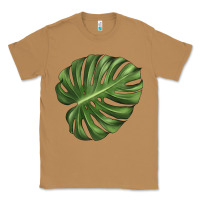 Toasted Coconut Monstera Leaf Classic Tee - LillyAllenDesigns