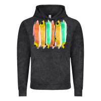 Western Color Farm Life Brush Strokes Vintage Hoodie | Teevron