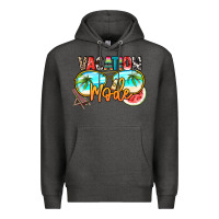 Charcoal Heather vacation mode Premium Hoodie - NancyCooperArtShop