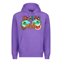 Purple vacation mode Premium Hoodie - NancyCooperArtShop