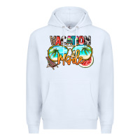White vacation mode Premium Hoodie - NancyCooperArtShop