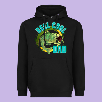 Reel Cool Dad Heavyweight Hoodie Designed By Jasminsmagicworld