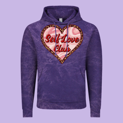 Self Love Club Valentine's Day Vintage Hoodie Designed By Ranaportraitstore