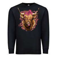 Black Highland cow Premium Sweatshirt - Bettercallsaul