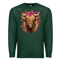 Sports Green Highland cow Premium Sweatshirt - Bettercallsaul