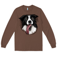 Chestnut Border Collie Long Sleeve Tee - Jasminsmagicworld