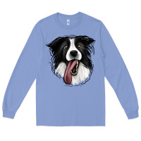 Colony Blue Border Collie Long Sleeve Tee - Jasminsmagicworld