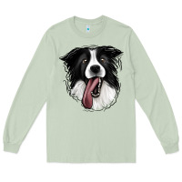 Matcha Border Collie Long Sleeve Tee - Jasminsmagicworld
