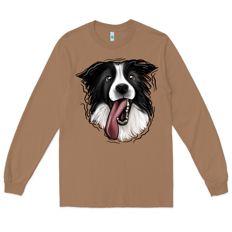 Border Collie Long Sleeve Tee by Jasminsmagicworld | Teevron
