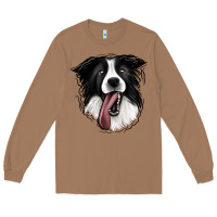 Toasted Coconut Border Collie Long Sleeve Tee - Jasminsmagicworld