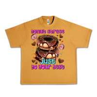 Peanut Butter donut stress just do your best Urban Heavy Tee - AdoDesignShop