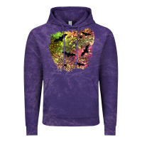 Cloud Purple bat halloween patch Vintage Hoodie - BundleAndBundleShop